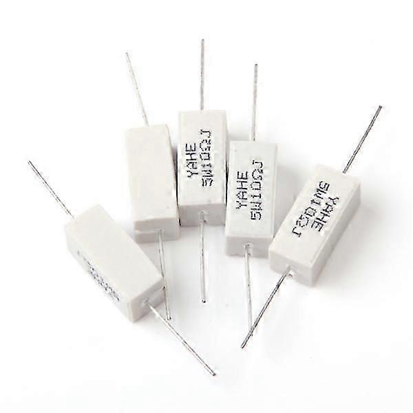 Ceramic Power Resistors 10pcs 5W 10 Ohm