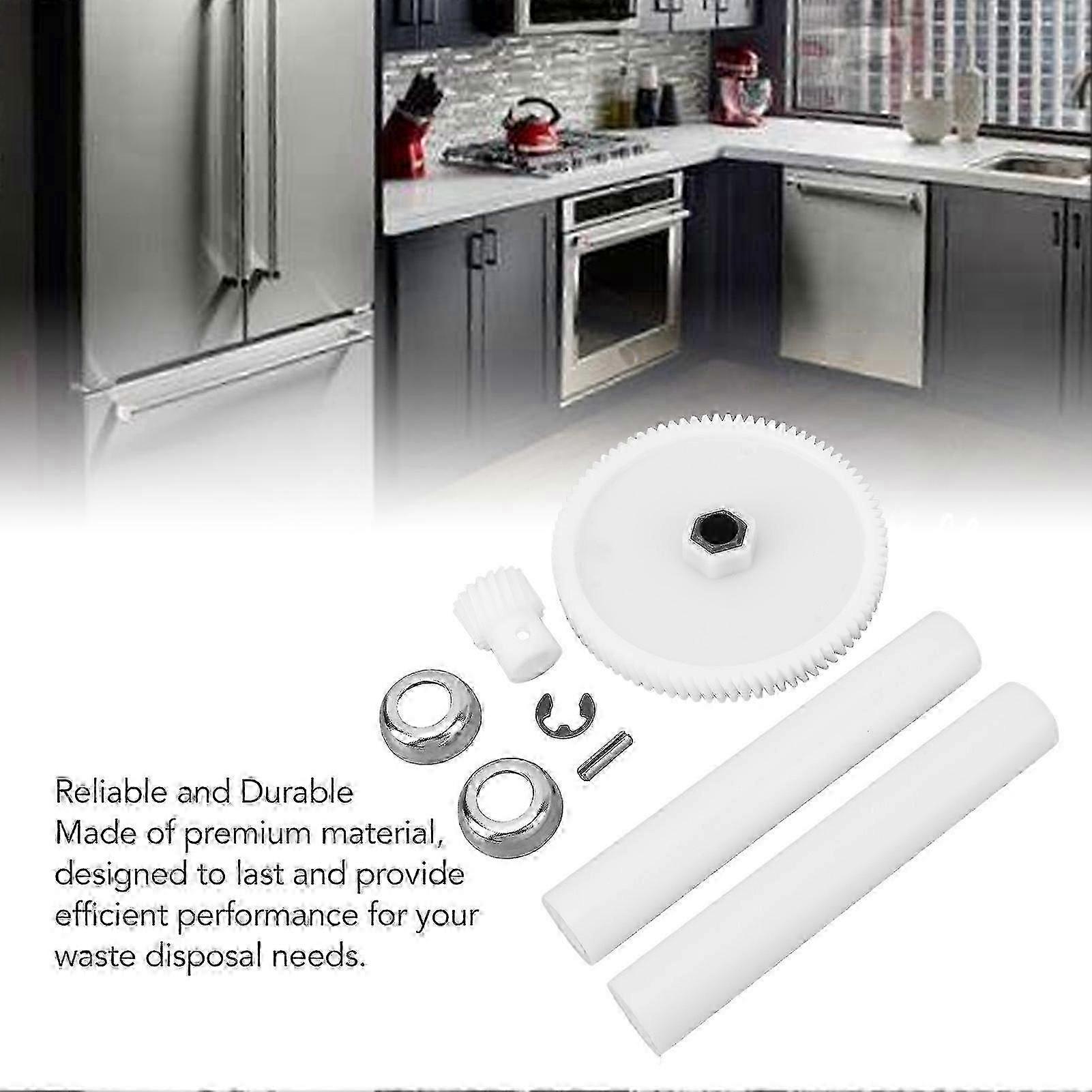 Trash Compactor Drive Gear Kit | Plastic Iron Material | Smooth Operation | High Efficiency Replacement