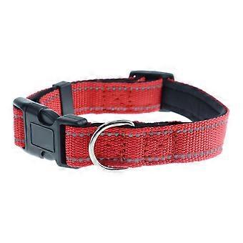 Verstellbares, reflektierendes Neopren-Hundehalsband für bessere Sichtbarkeit bei Nacht