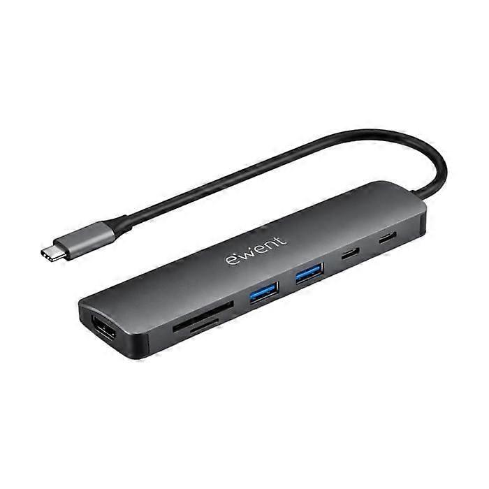 EWENT DOCKING MULTIPORT USB-C 7 in 1 HDMI 4K