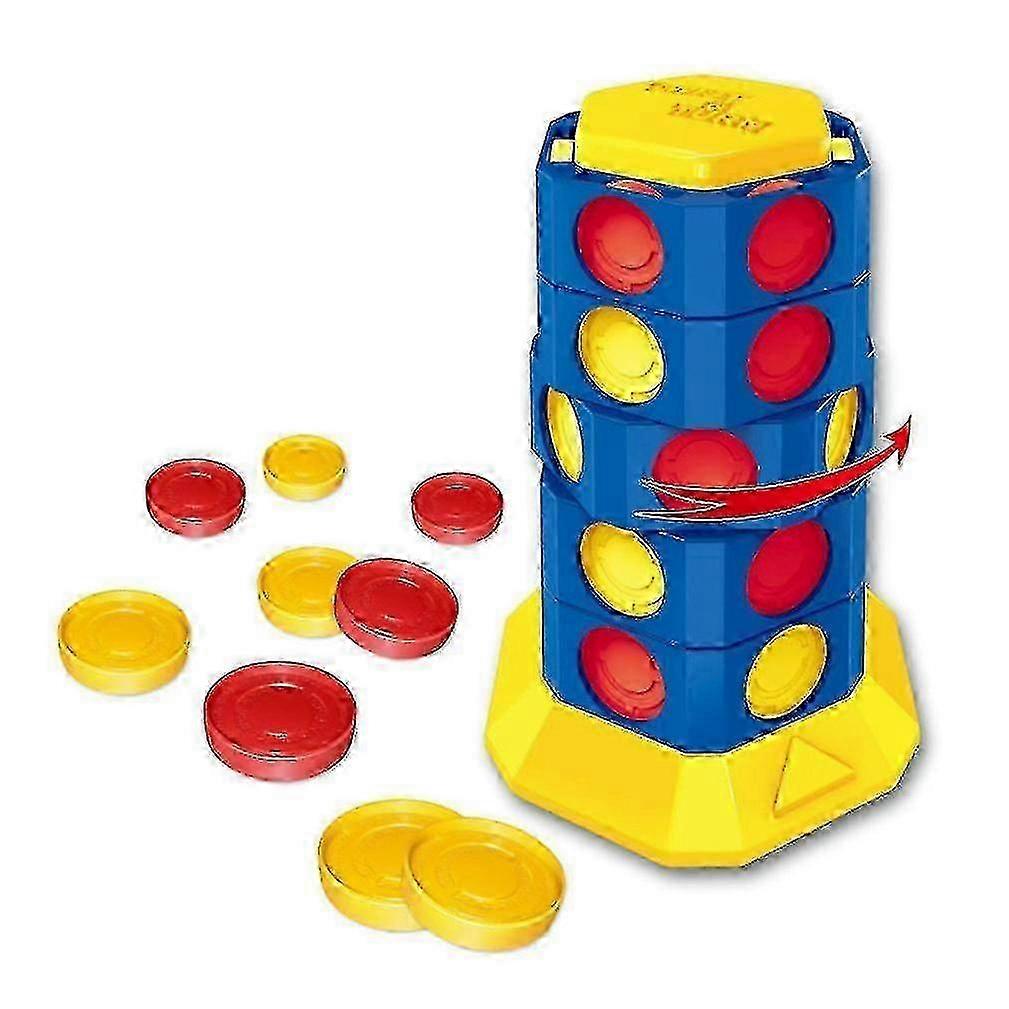 Plastic Twist Turn Connect Four Game