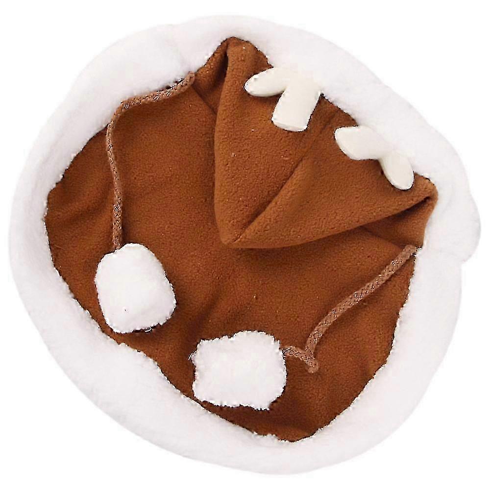 Deer Shaped Pet Cloak Lightweight Plush