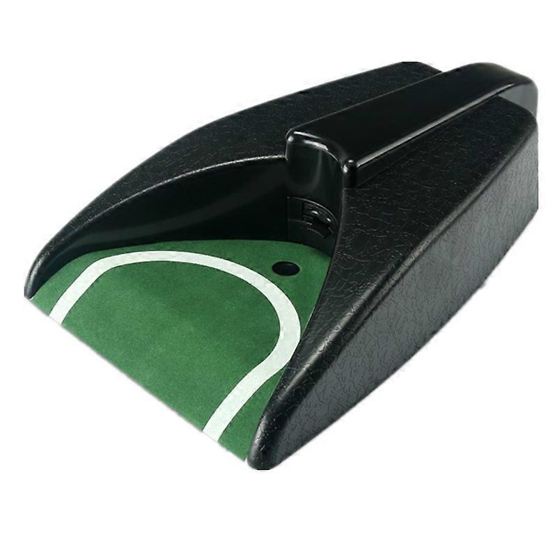 Golf Putting Machine Automatic Putt Ball Feed Practice (1 pc, black green)