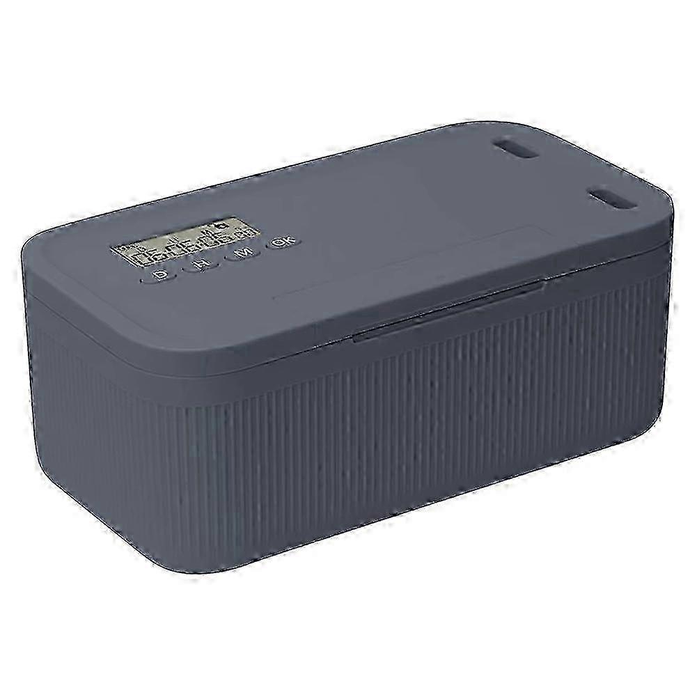 PP Timer Lock Box Air Vent Charging Holes