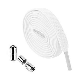 Adjustable Elastic Shoe Laces with Metal Fasteners 8mmX100cm Shoelaces Sneakers Lace For Children And Adults Footwear