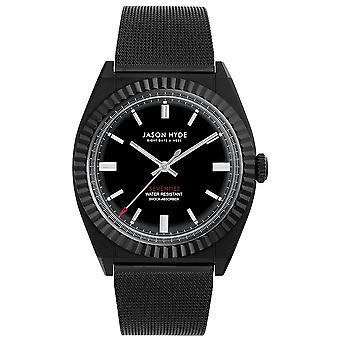 Jason Hyde ein Quarz Analog Man Uhr mit JH10009 Edelstahl Armband
