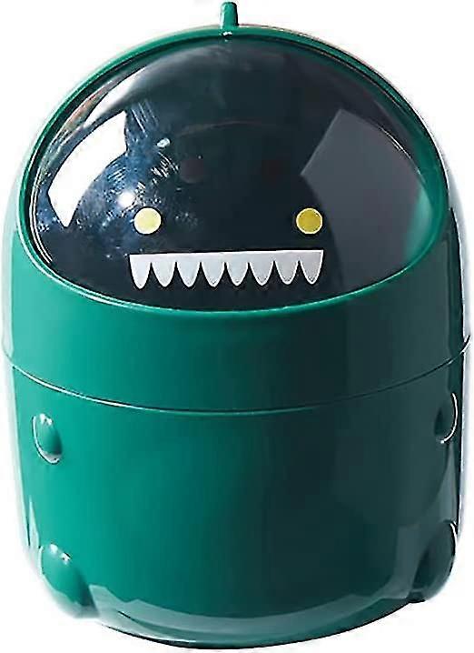 Mini Plastic Trash Bin(green)