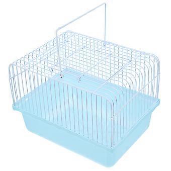 Portable Bird Travel Cage for Parakeets with Transparent Window