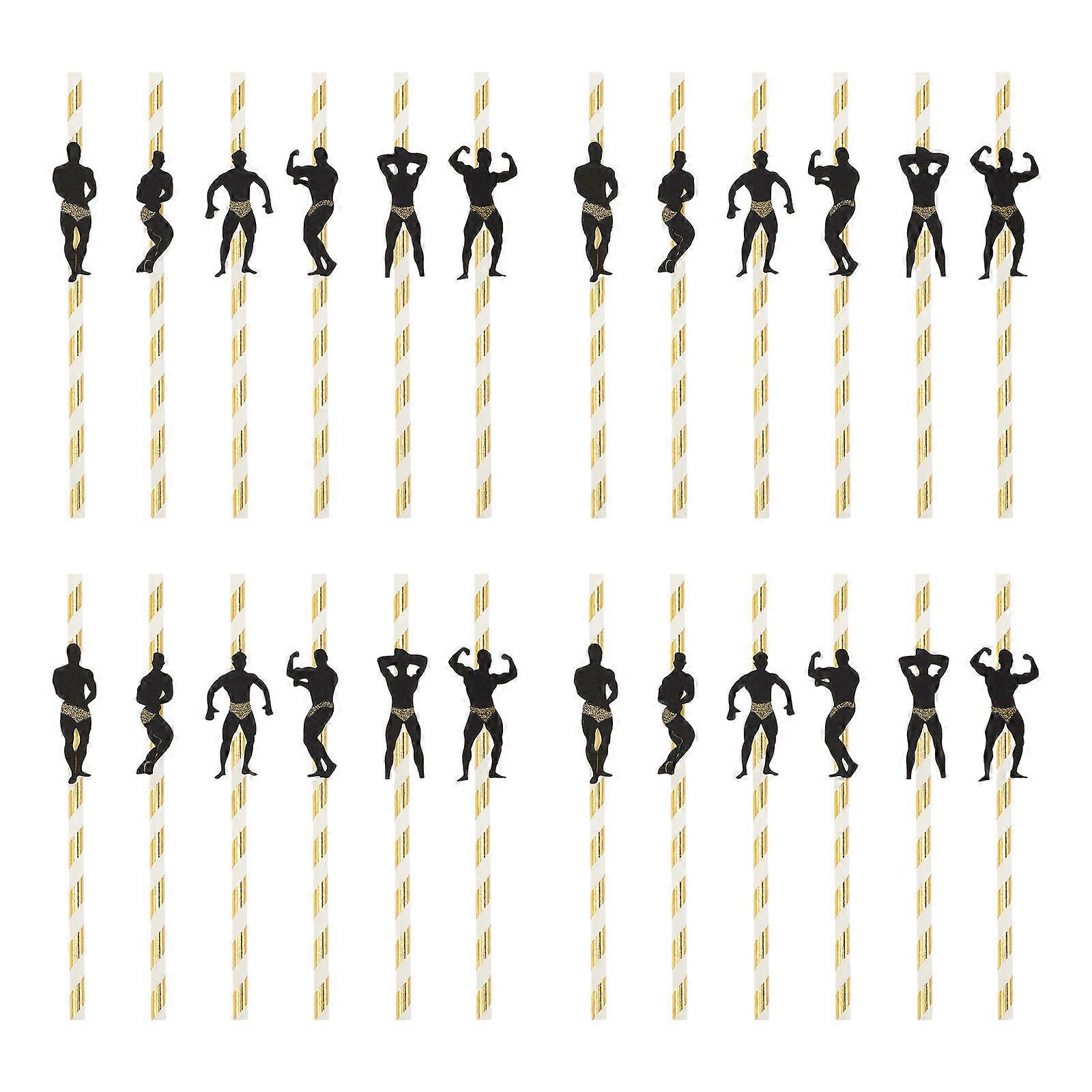 Drinking Straws for Drinks 24Pcs Party Decoration