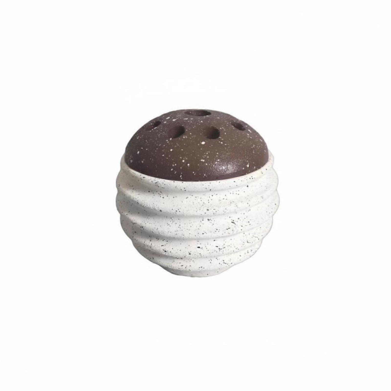 Modern Creative Multi-Hole Hexagonal Sphere Incense Burner, Resin, Desktop,