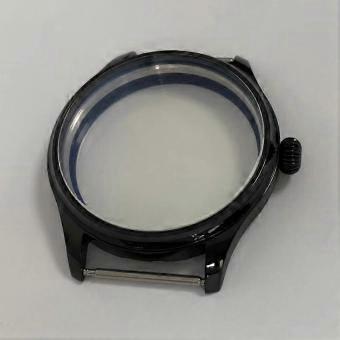 44 mm klockboett med mineralglas/safirspegel, kompatibel med ETA6497/98/ST3600/21-urverk