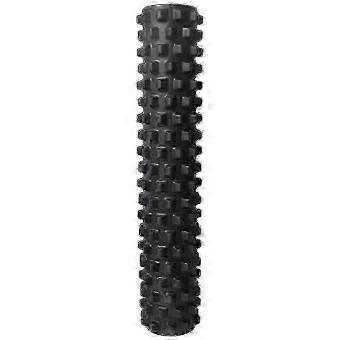 Extra Firm Foam Roller for Deep Tissue Massage - Full Size Textured Muscle Roller in Black for Therapist-Like Relief