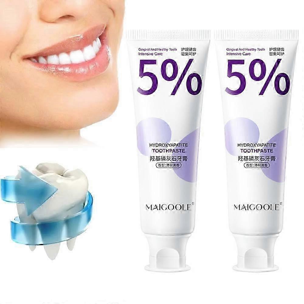 1-3X Hydroxyapatite Toothpaste Probiotic Whitening Toothpaste 100g -