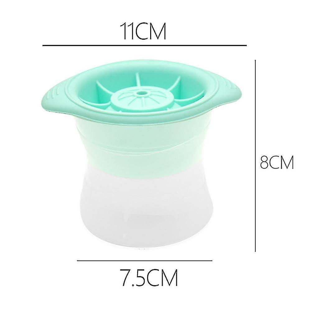 2 Pack Sphere Ice Molds, Ice Ball Round Stackable Slow Melting Round Ice Cube Maker For Whiskey And Bourbon