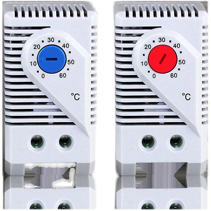 Pxcl Adjustable Mechanical Thermostat Compact Electric Mechanical Thermostat Temperature Controller Switch(blue Button Normally Open )0-60
