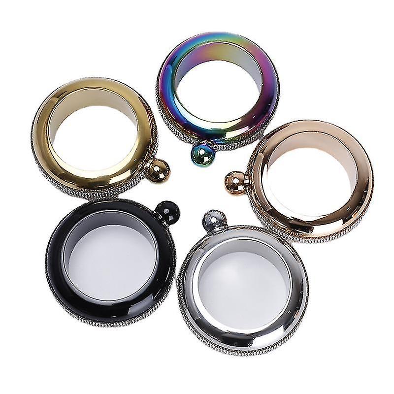 Pxcl Bangle Flask 304 Stainless Steel With Handmade Funnel,silver