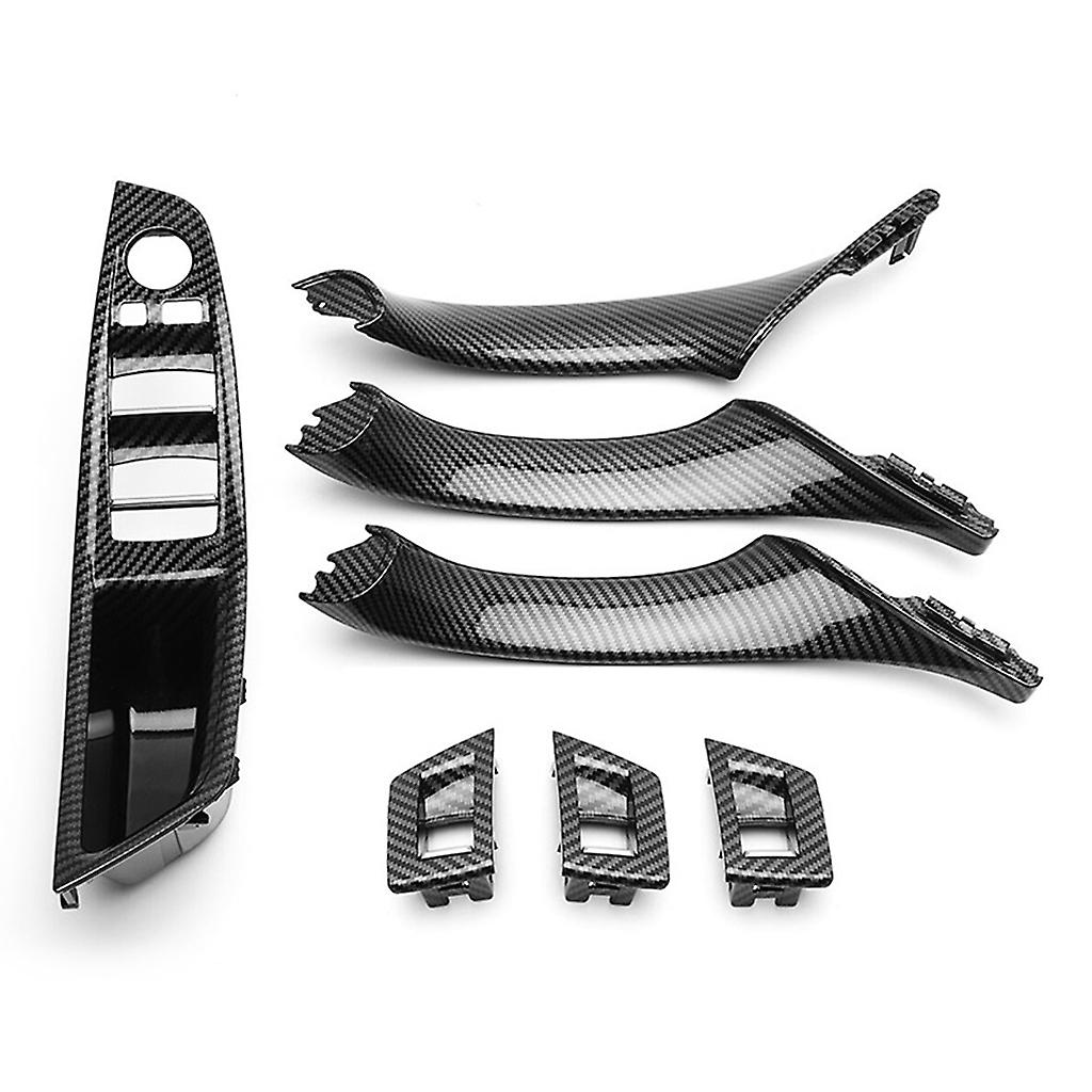 For -F10 F11 5 series Window Lift Switch Door Handle Trim Armrest Panel 7pcs