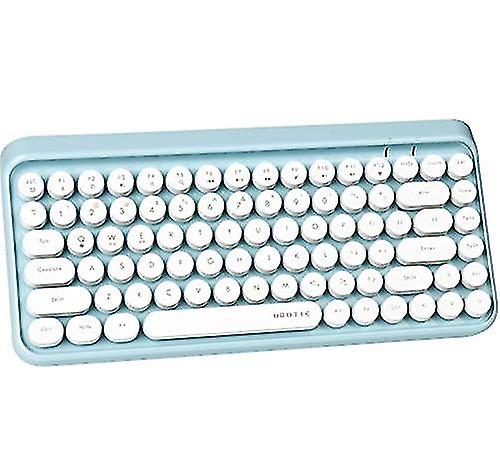 Bluetooth Colorful Computer Keyboards Wireless Mini Flexible 84keys