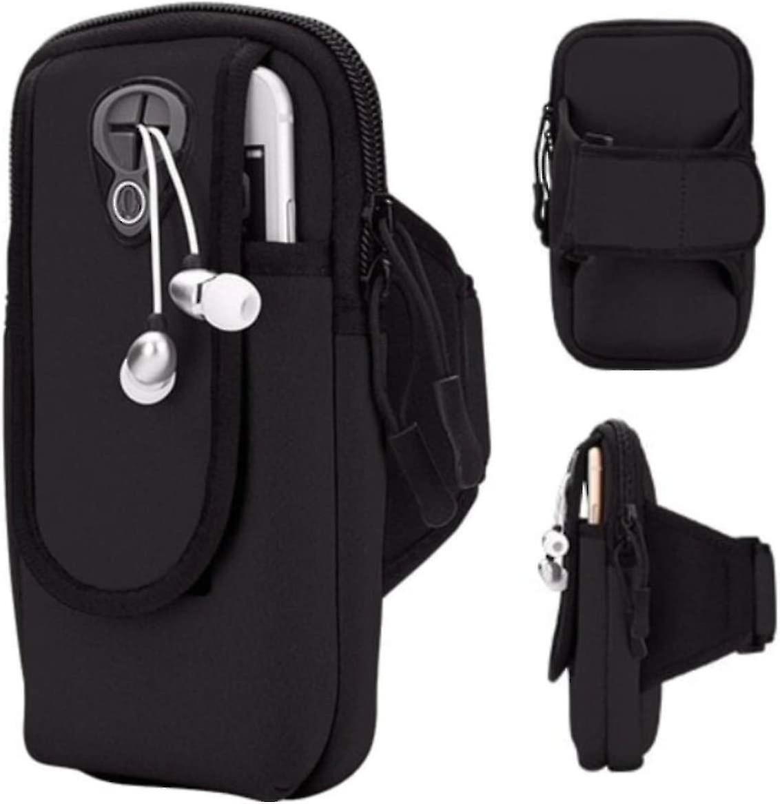 סרט זרוע אוניברסלי ריצה, זרוע טלפון סלולרי מחזיק סרט זרוע ספורט עבור ריצה, כושר וחדר כושר אימונים, תואם Iphone X/8/7/6/plus, Samsung Ga