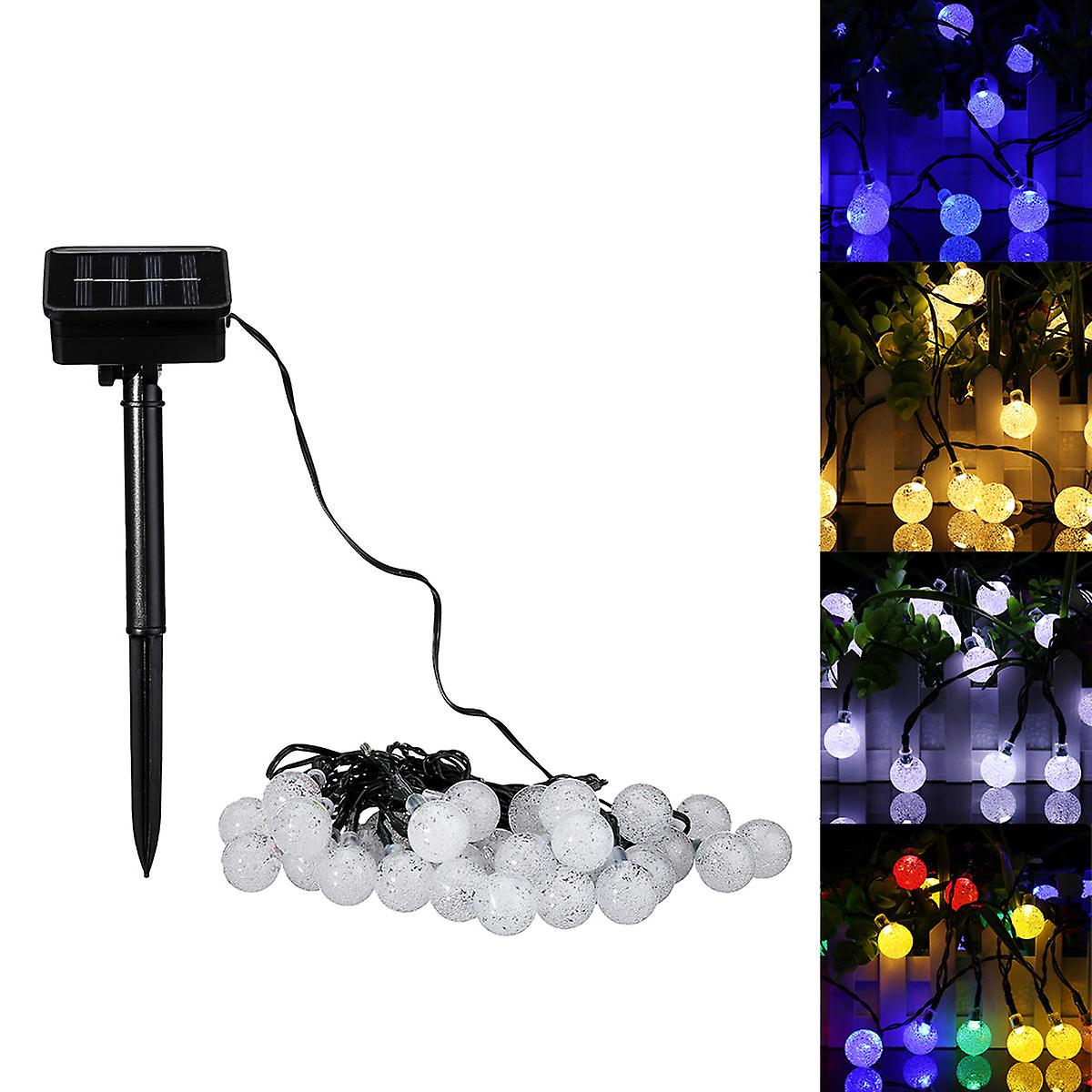 30 Led Solar Power Christmas Fairy String Lights - Outdoor Patio Party Decor Lamp