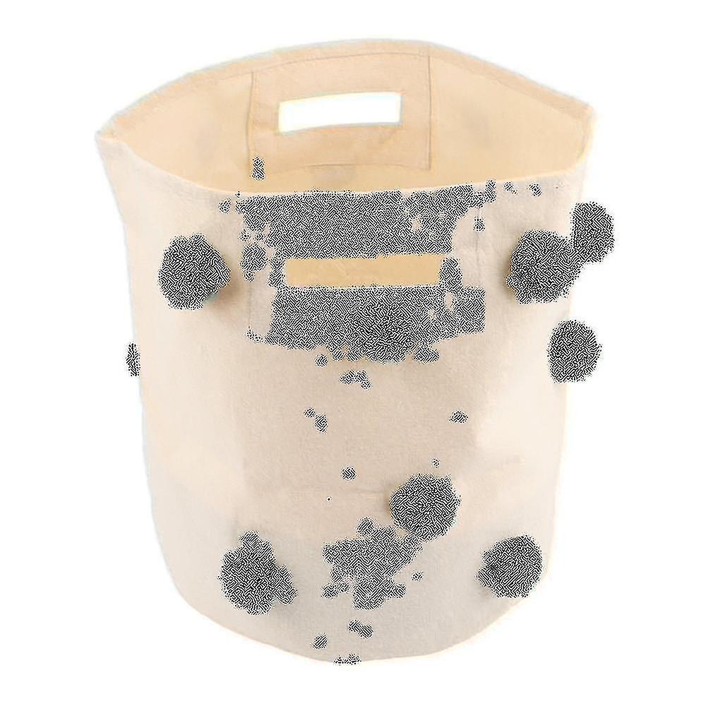 Ins Portable Canvas Handmade Wool Ball Waterproof Toy Storage C