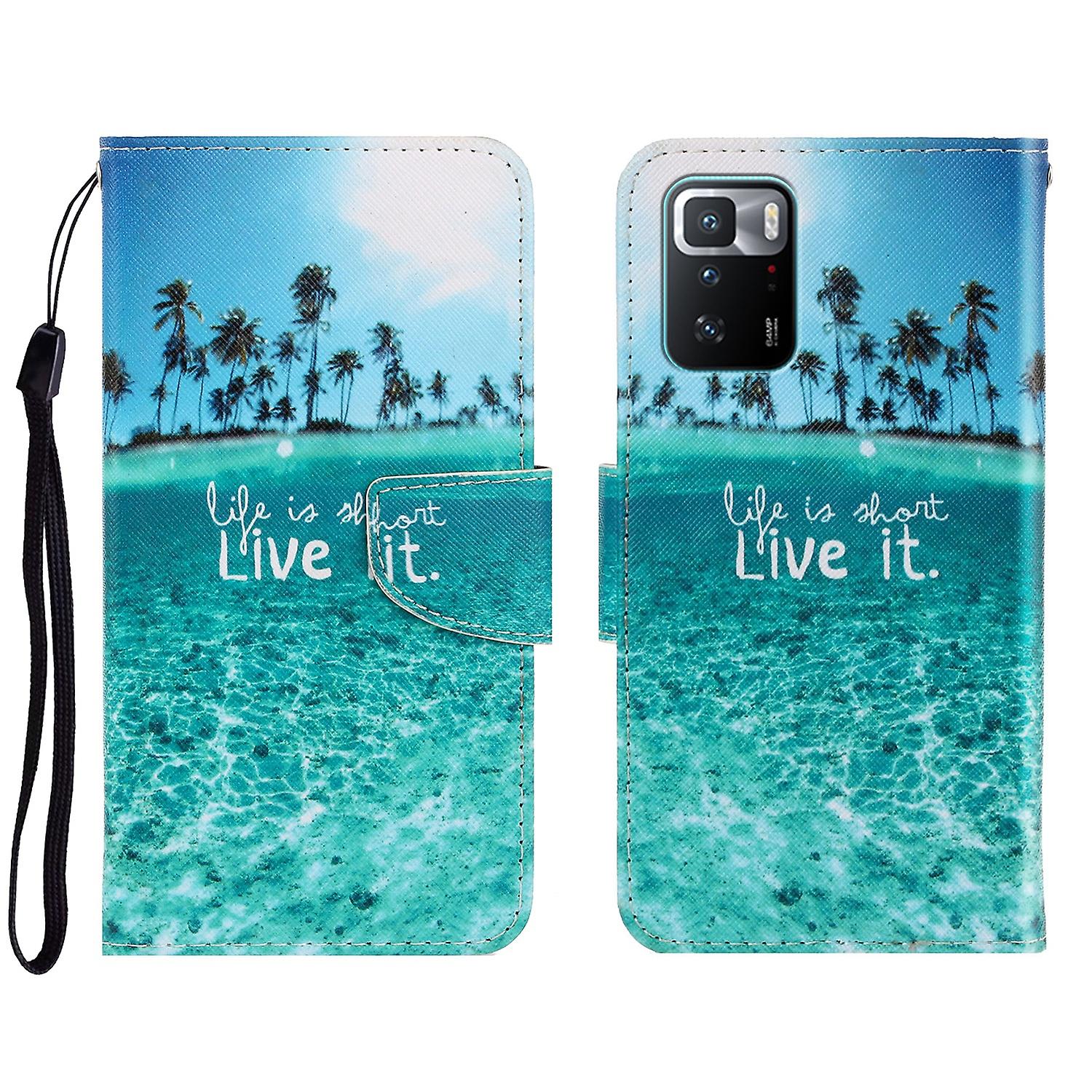 Colored Drawing Phone Case For Xiaomi Redmi Note 10 Pro 5G