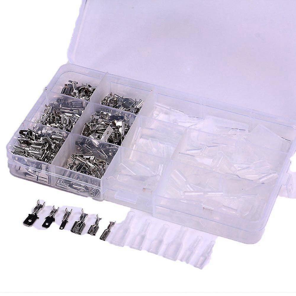 270pcs Electrical Wire Crimp Terminal Connector Male Female Assorted Kit