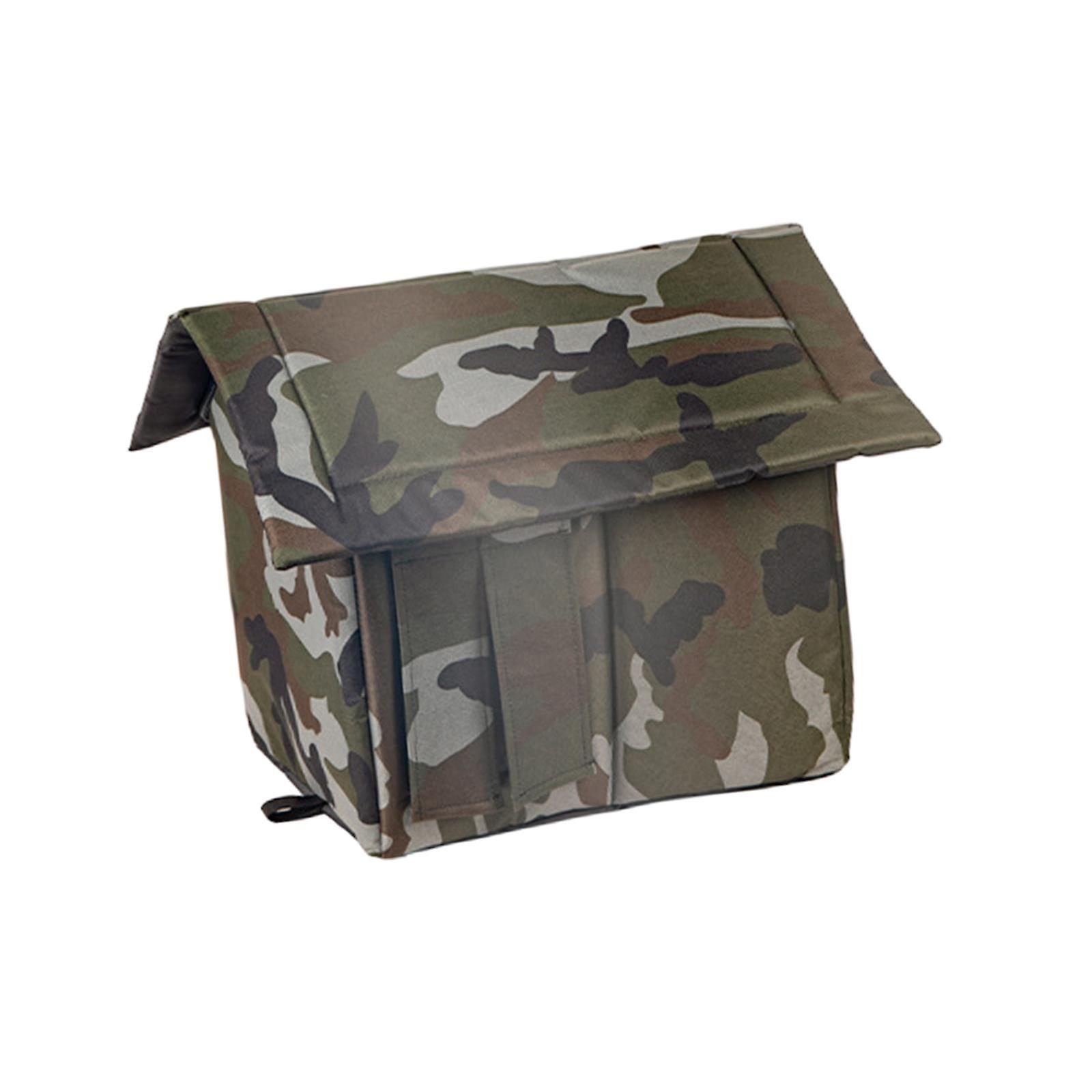 Cat Dog Tent Cabin Waterproof Bed Oxford Cloth Outdoor Feral Cats Warm House L