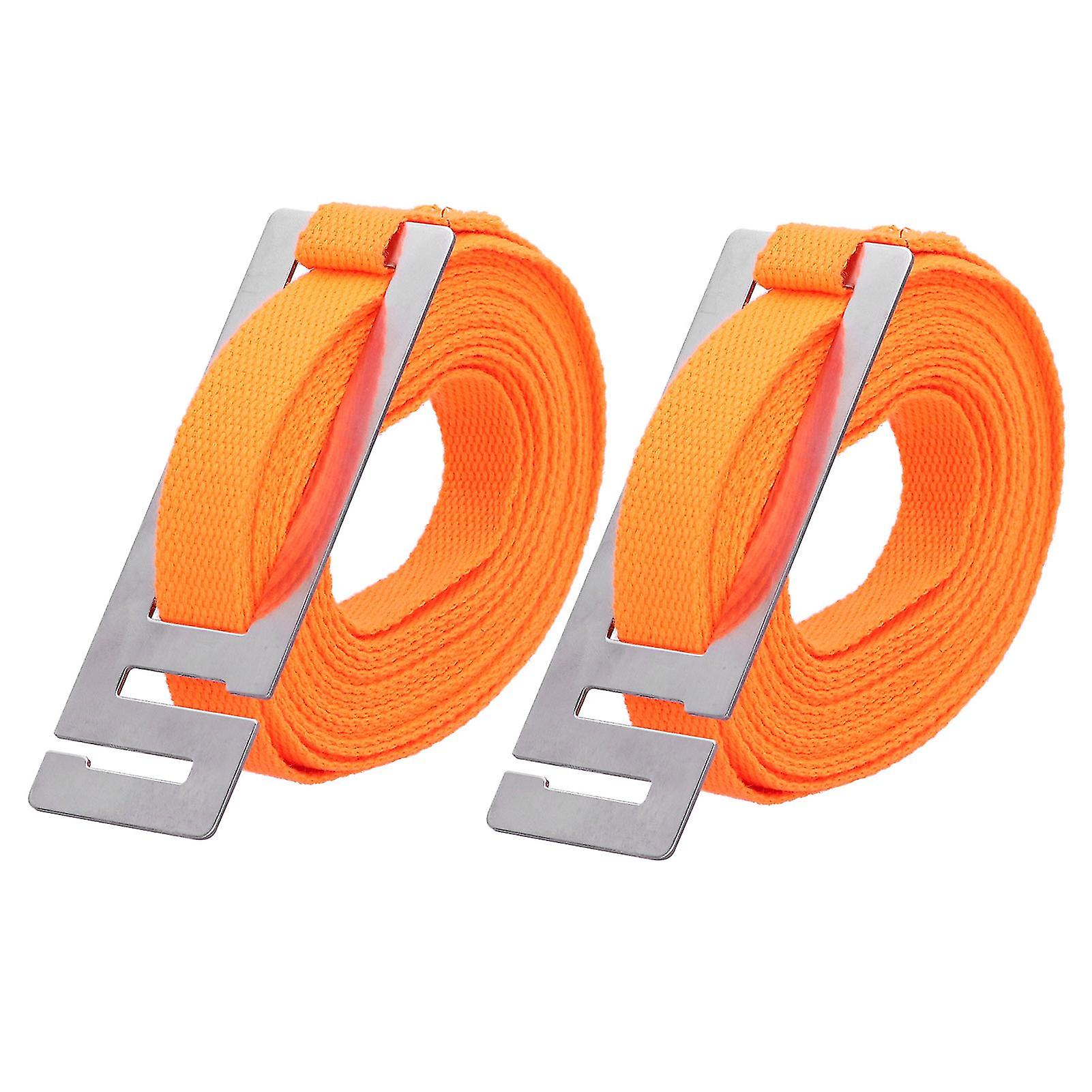 2Pcs Beehive Belt 5m x 2cm Orange Portable Beekeeping Accessory