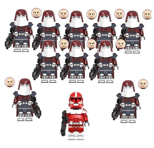 New version Star battle Clone Commander Shockwave Troops Building Block Man Toy Bag