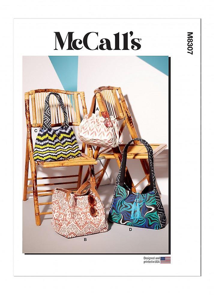 McCalls Sewing Pattern 8307 One Size Only Bags