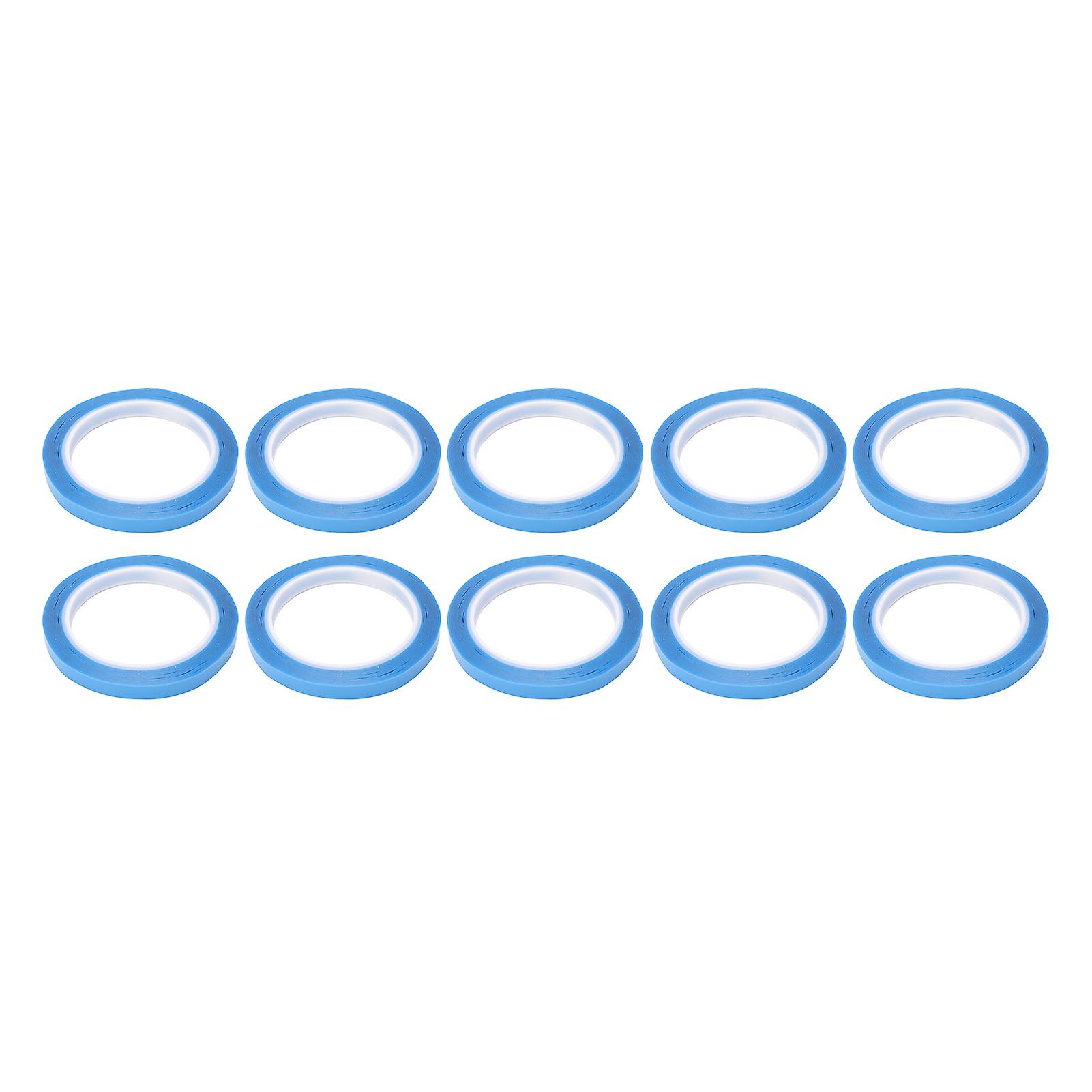 10Pcs Industrial Tape 10mm Width 50m Total Length Accessory Set Kit for Printer Computer