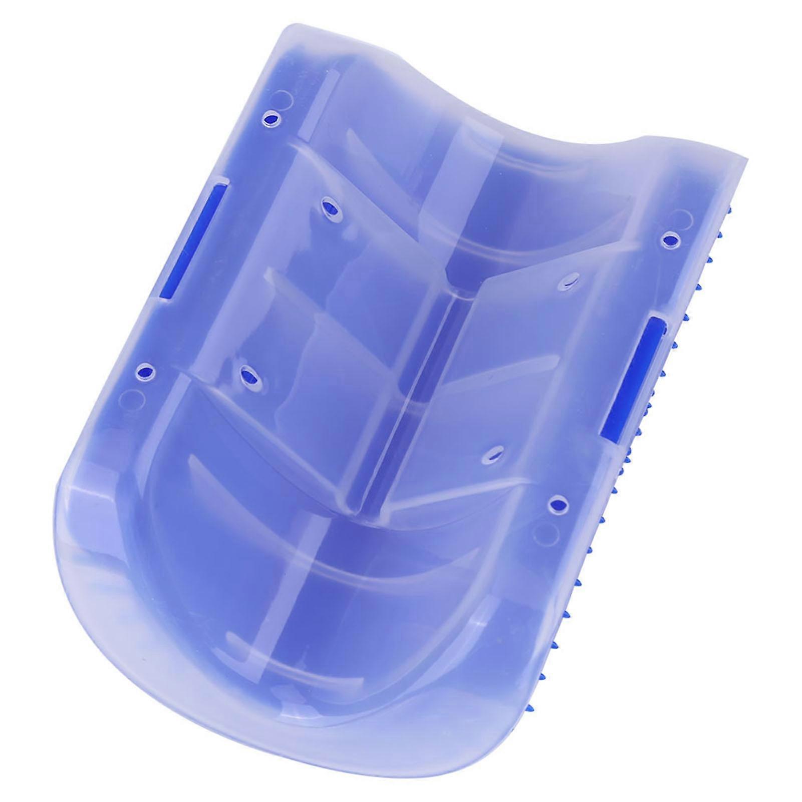 Cat Self Groomer Brush 13x8.5cm Blue with Catnip & Mounting Kit