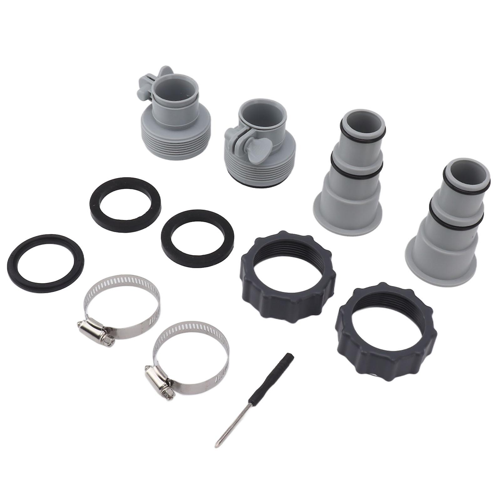 Pool Hose Adapter with Collar for Threaded Pump Connection, 215g