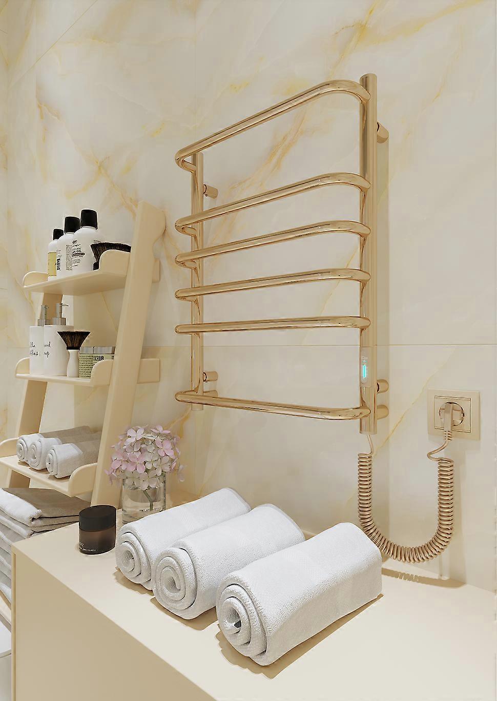 Electric towel rail standard 6 gold radiator