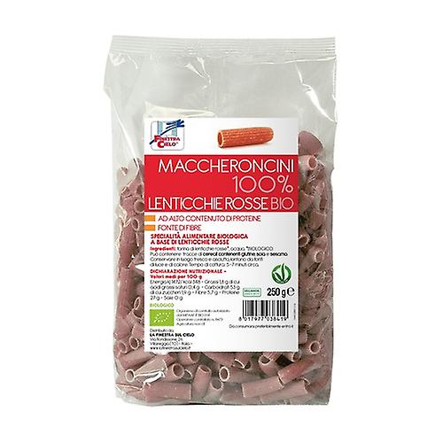 Maccheroncini 100% red lentils 250 g