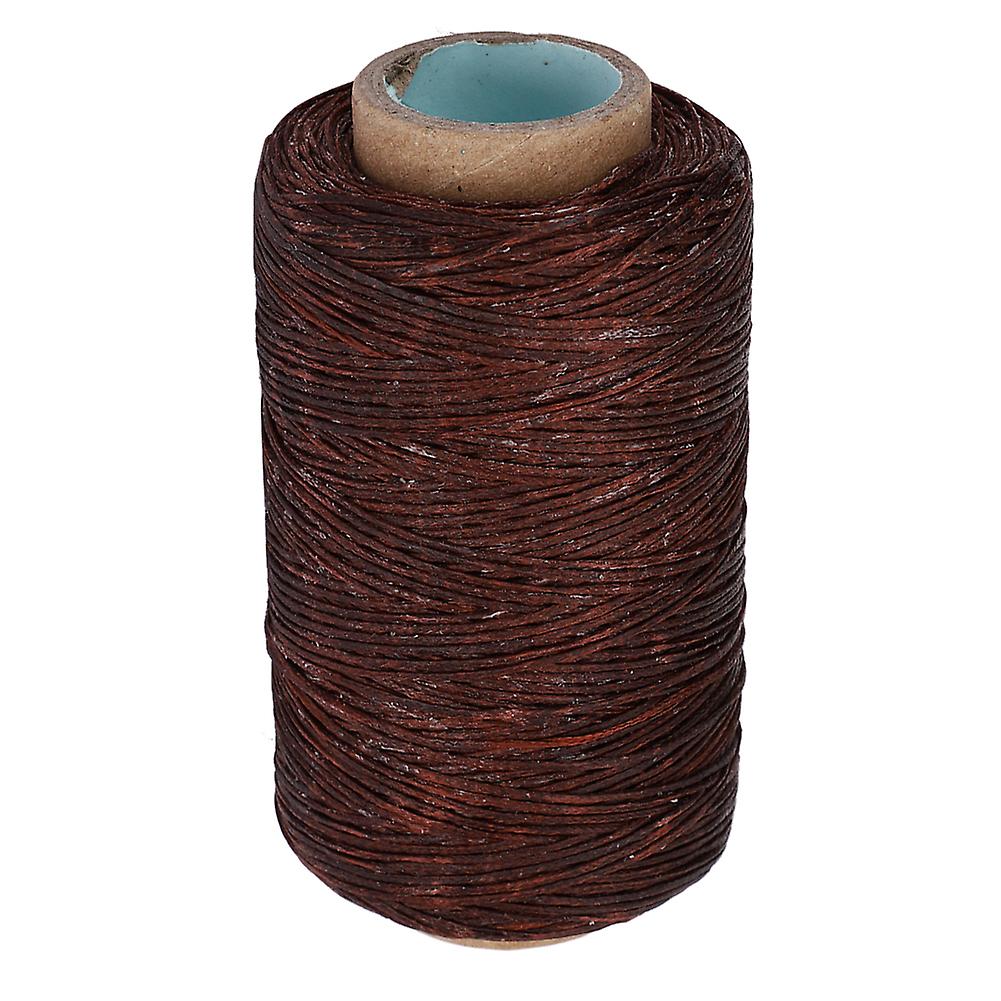 150D 820.2ft Dark Coffee Waxed Thread for DIY Leather Craft