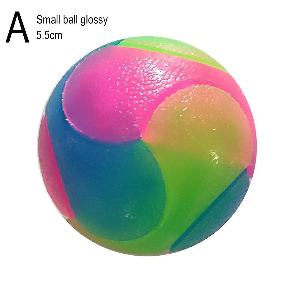 Light Dog Balls Flashing Elastic Ball Glow in the Dark Interactive Pet Toys
