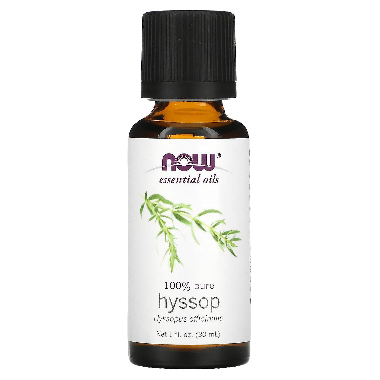 NOW Foods, Essential Oils, Hyssop, 1 fl oz (30 ml)