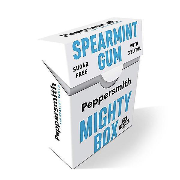 Peppersmith Mighty Box Spearmint Gum 50g x18