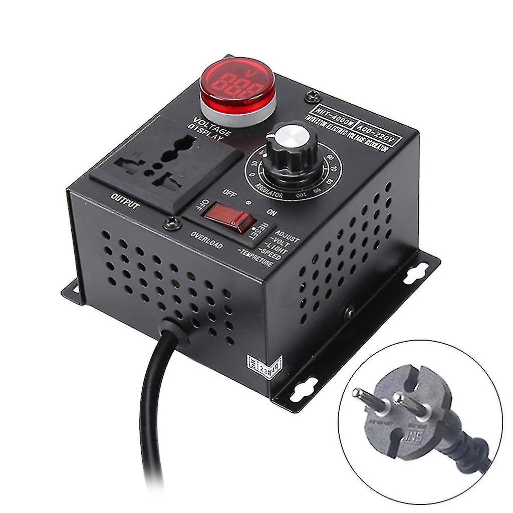 Industrial Grade 4000w 220v Scr Voltage Controller Variable Speed Controller