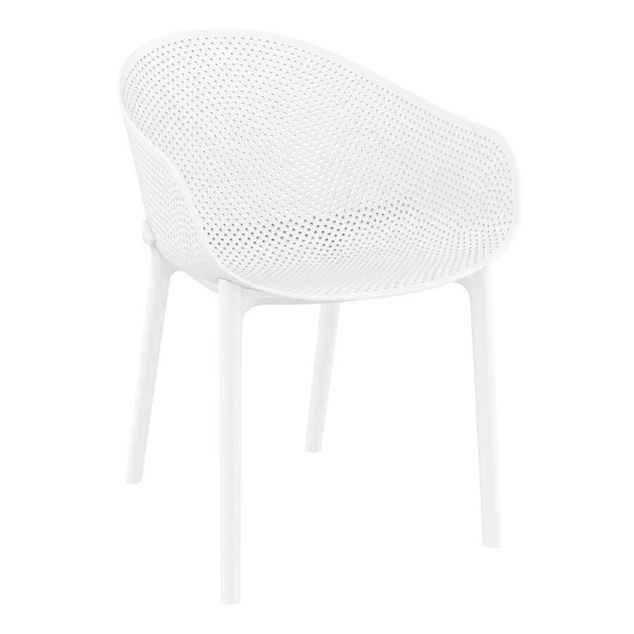 Skillet Armchair - White