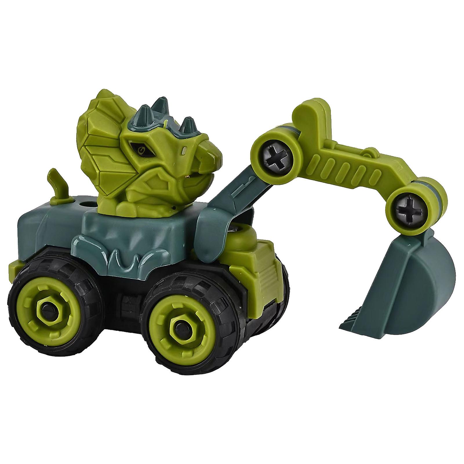 Dinosaur Theme Kids Construction Vehicles Dinosaur Theme Educational Engineering Trucks Excavator 