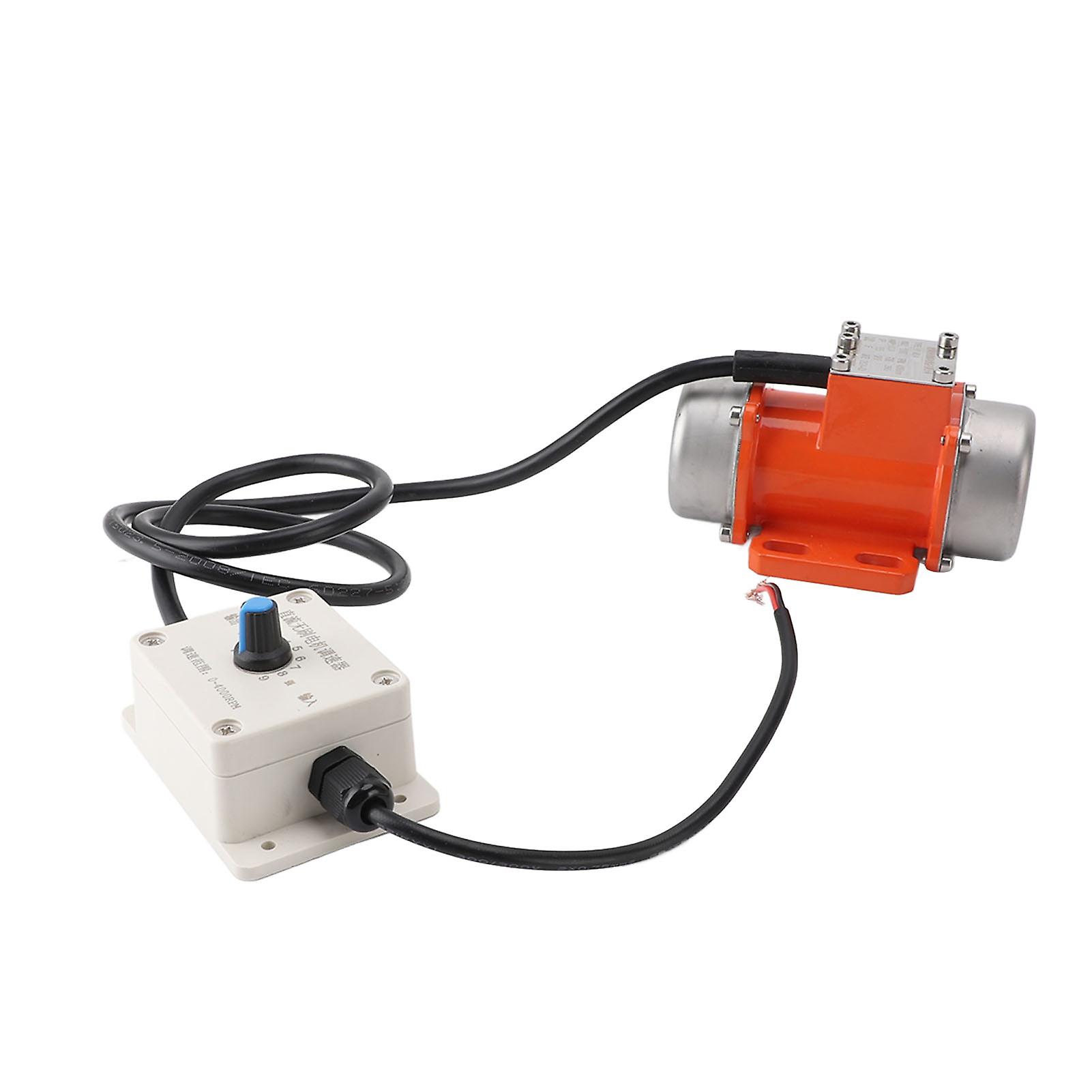 12V Vibration Motor Aluminum Alloy 4000RPM Adjustable Speed Brushless DC Concrete Vibrator for Equipment 40W