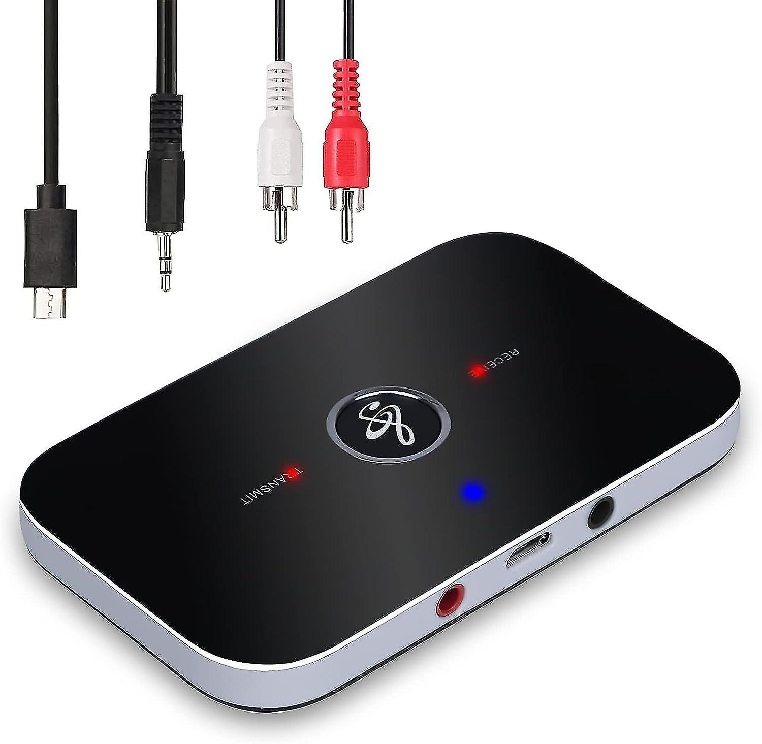 Bluetooth Adapter Receiver,Bluetooth Transmitter Receiver 5.0 Transmitter Bluetooth Audio Receiver 2