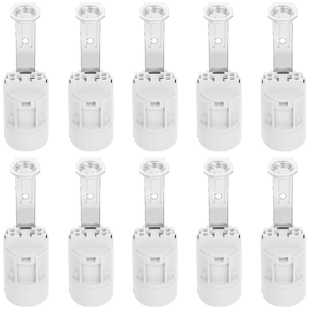 10pcs Candelabra Socket Replacement 90mm Socket E14 Screw Socket