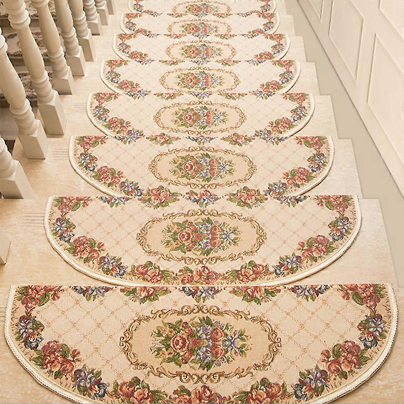 Set of 1 Rectangular Stair Treads Non-Slip Tread Mats 65 x 24 cm with 3 cm Edge Polypropylene6