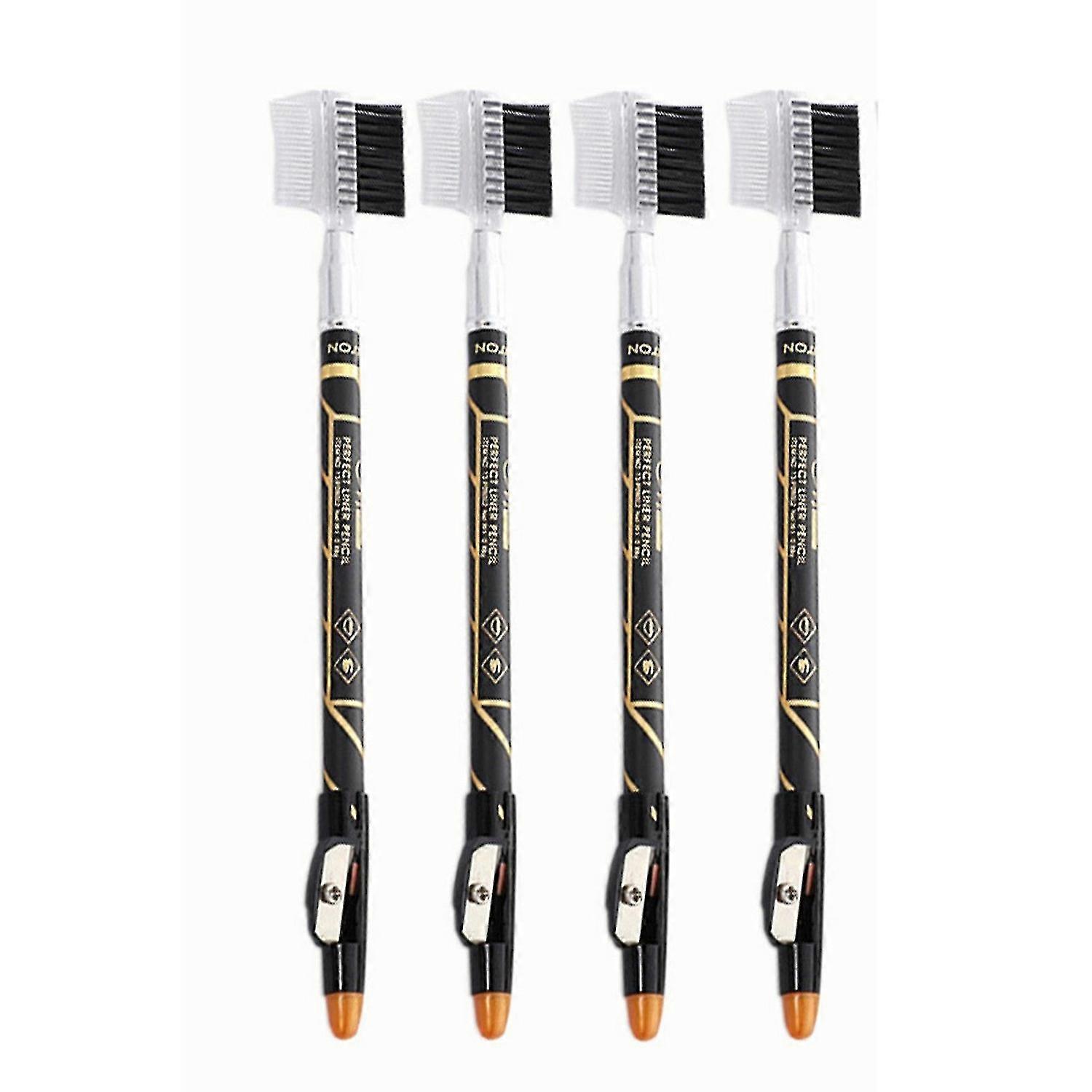 Eyebrow Enhancers Long Lasting Professional Eyebrow Pencils Built in Sharpener Portable Multipurpose