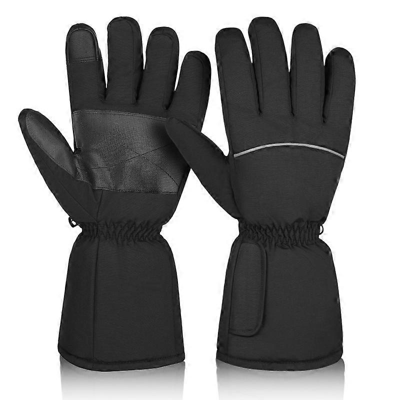 Heated gloves, electric portable battery winter heating