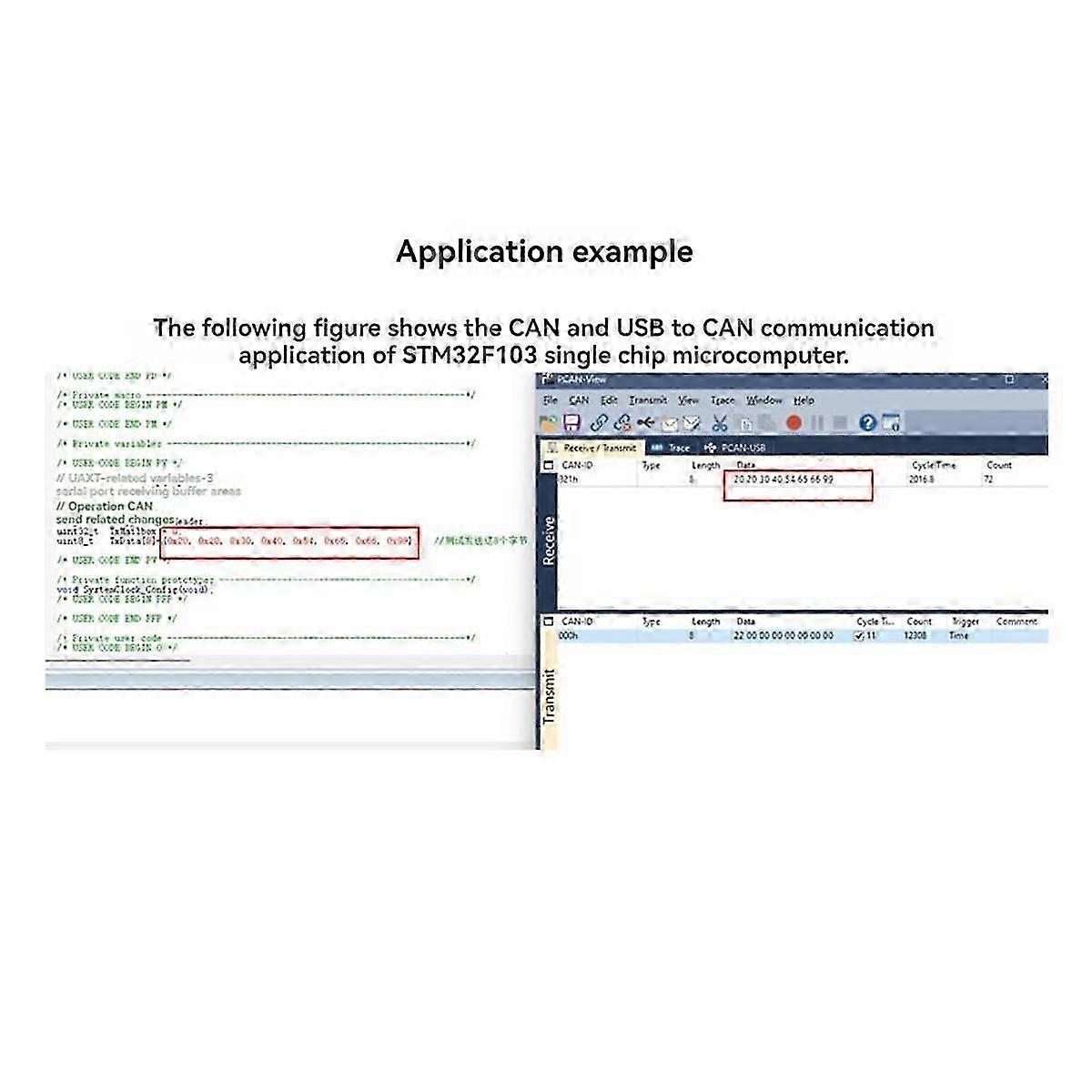 USB to CAN Module CAN Analyzer USB to CAN Adapter USB CAN Bus Analyzer Portable Debugging Assistant